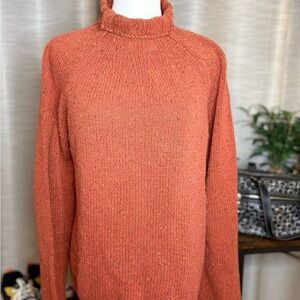 Vintage Calvin Klein Vibrant Orange Knit Sweater